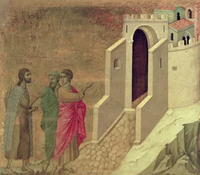 Maesta: Christ Appearing on the Road to Emmaus